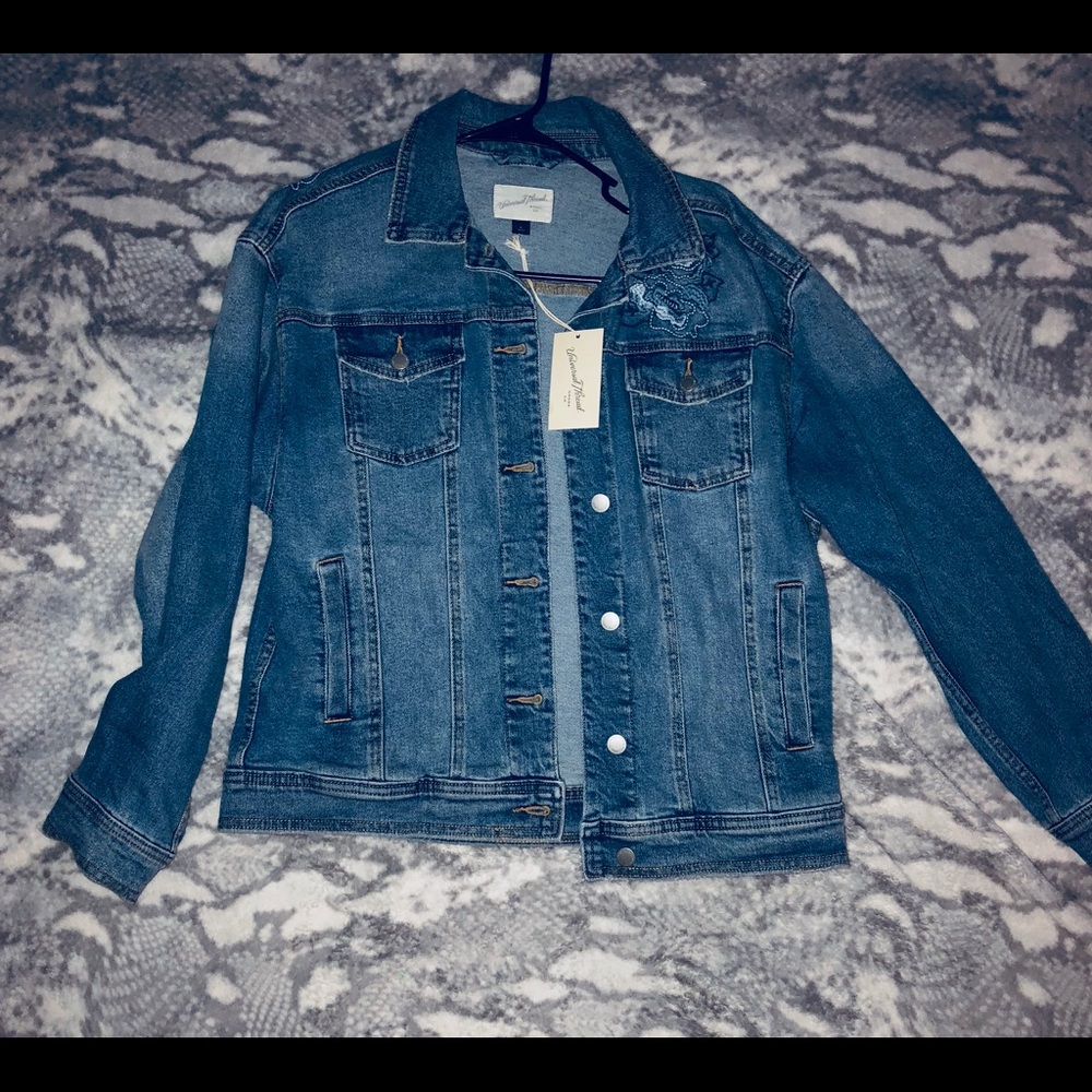 Oversized denim jacket